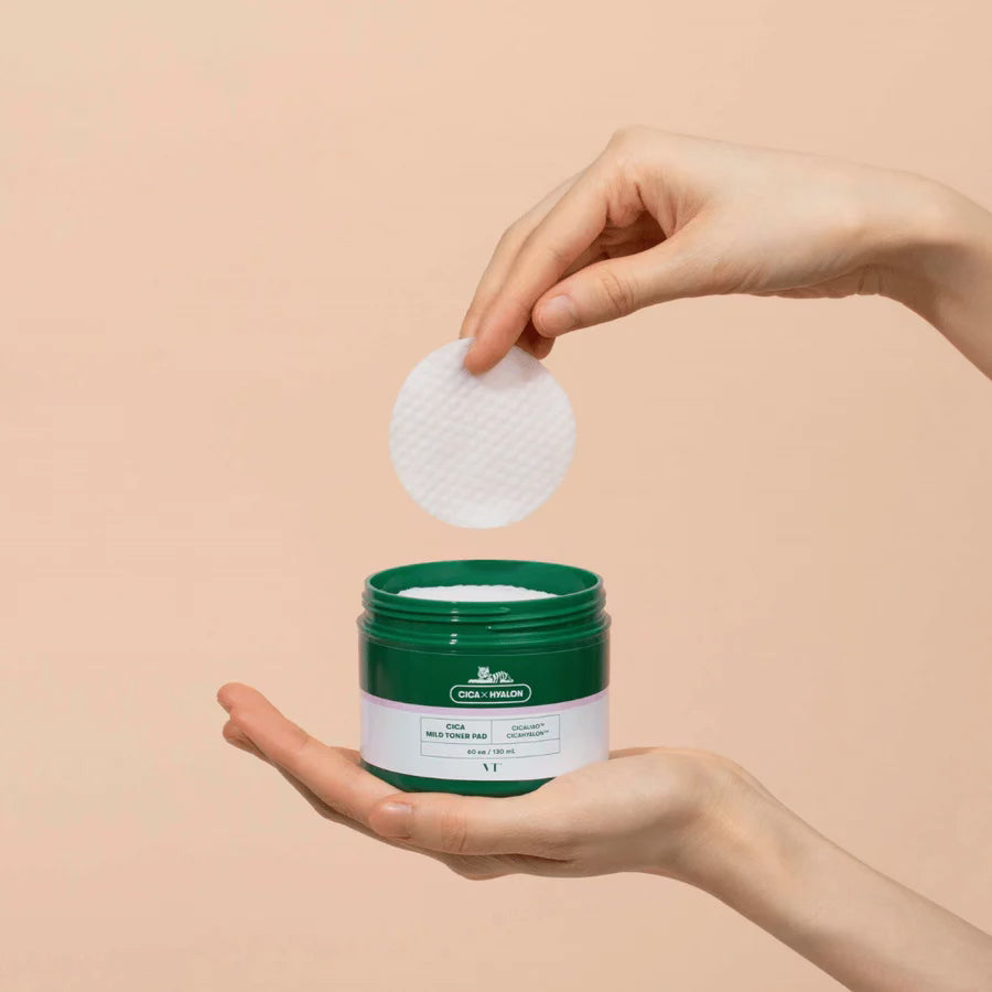 VT Cica Mild Toner Pad 60 pads/130ml