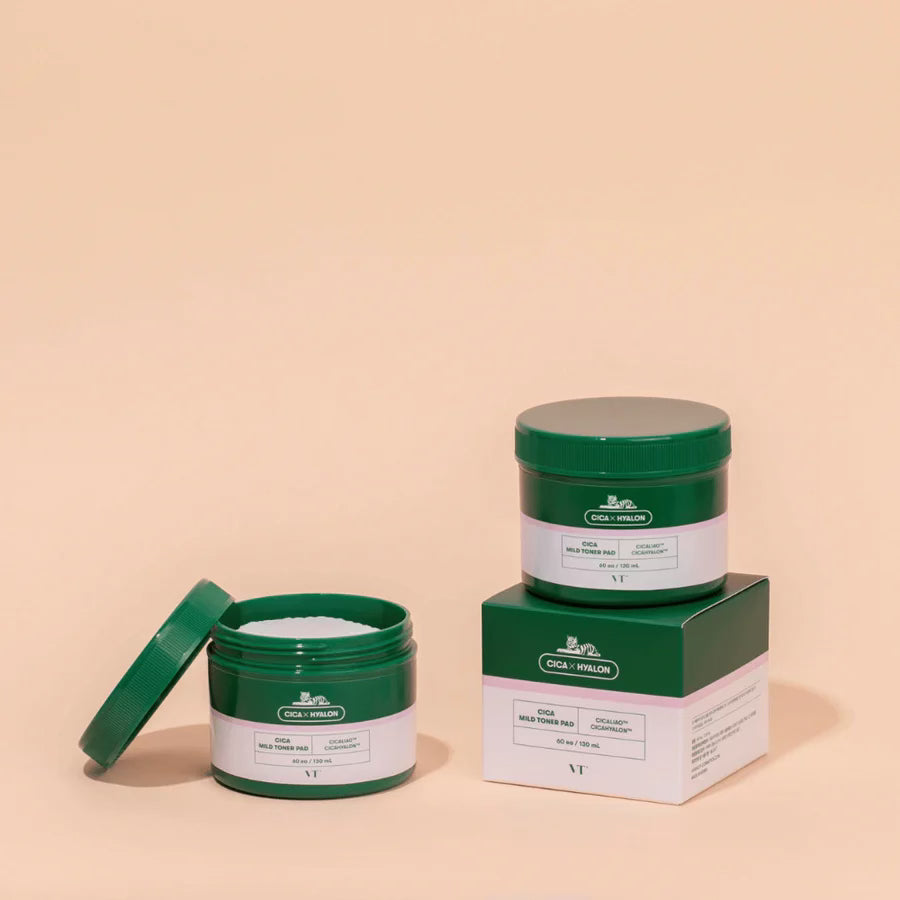 VT Cica Mild Toner Pad 60 pads/130ml
