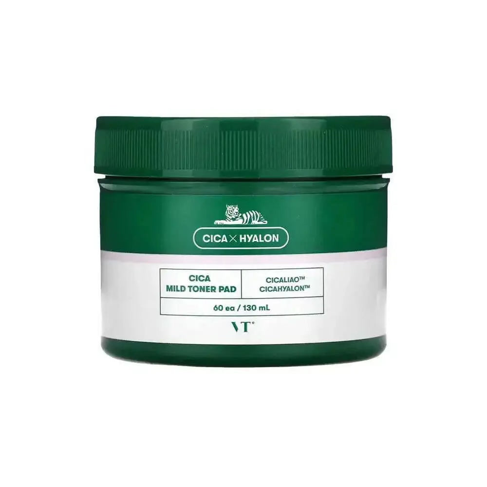 VT Cica Mild Toner Pad 60 pads/130ml