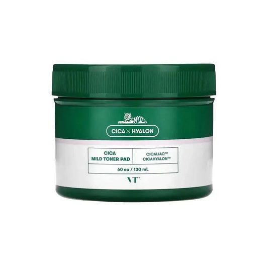 VT Cica Mild Toner Pad 60 pads/130ml