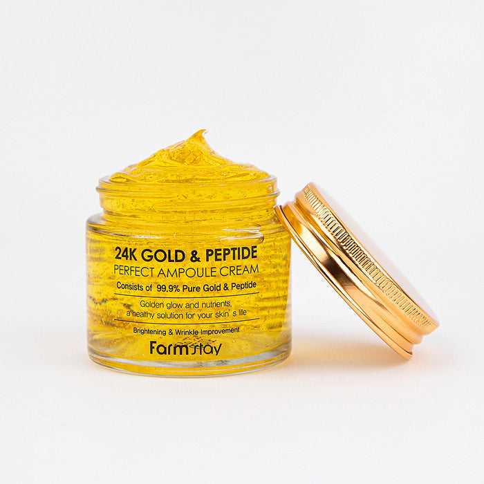 FARM STAY 24K GOLD & PEPTIDE PERFECT AMPOULE CREAM