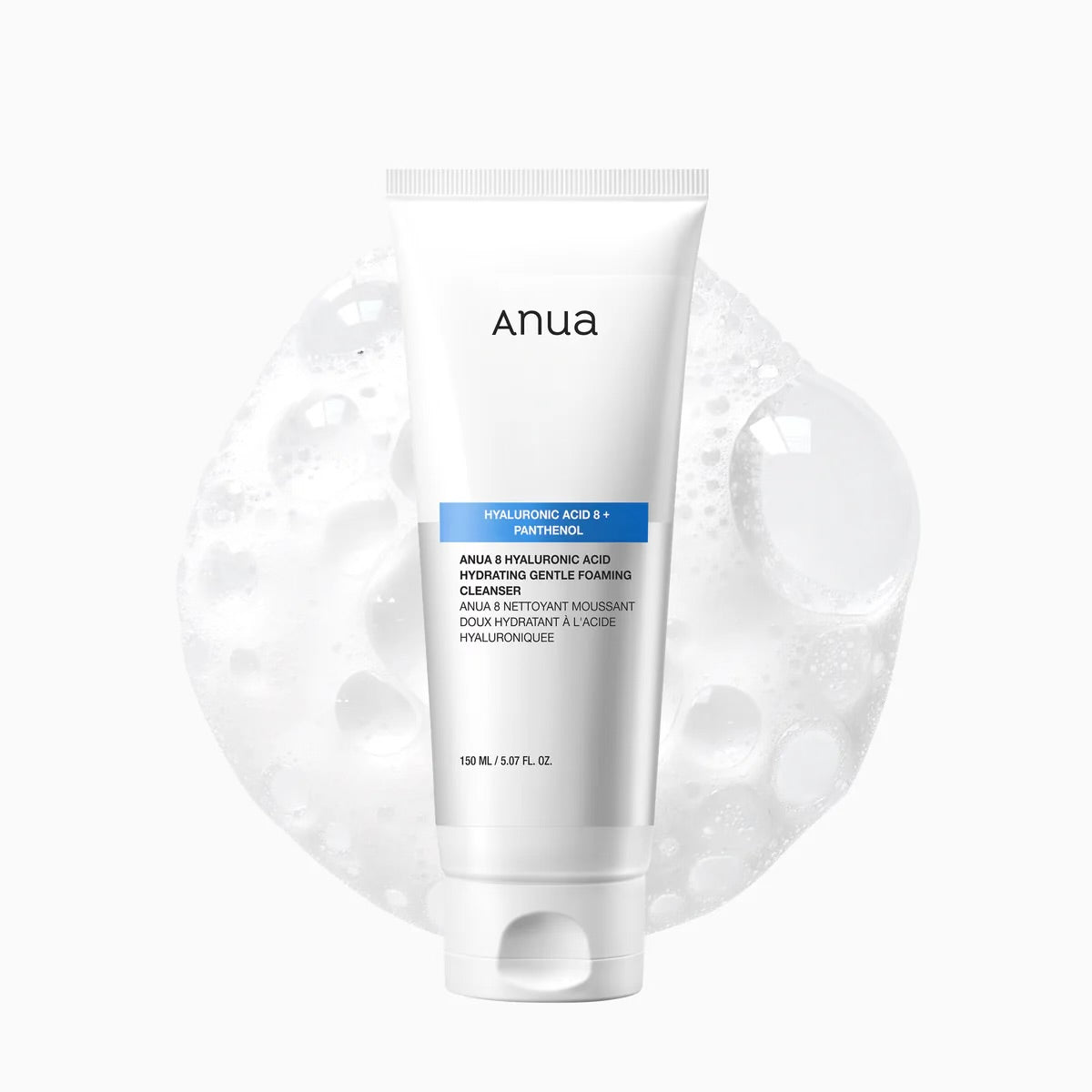 Anua 8 Hyaluronic Acid Hydrating Gentle Foaming Cleanser (150ml)