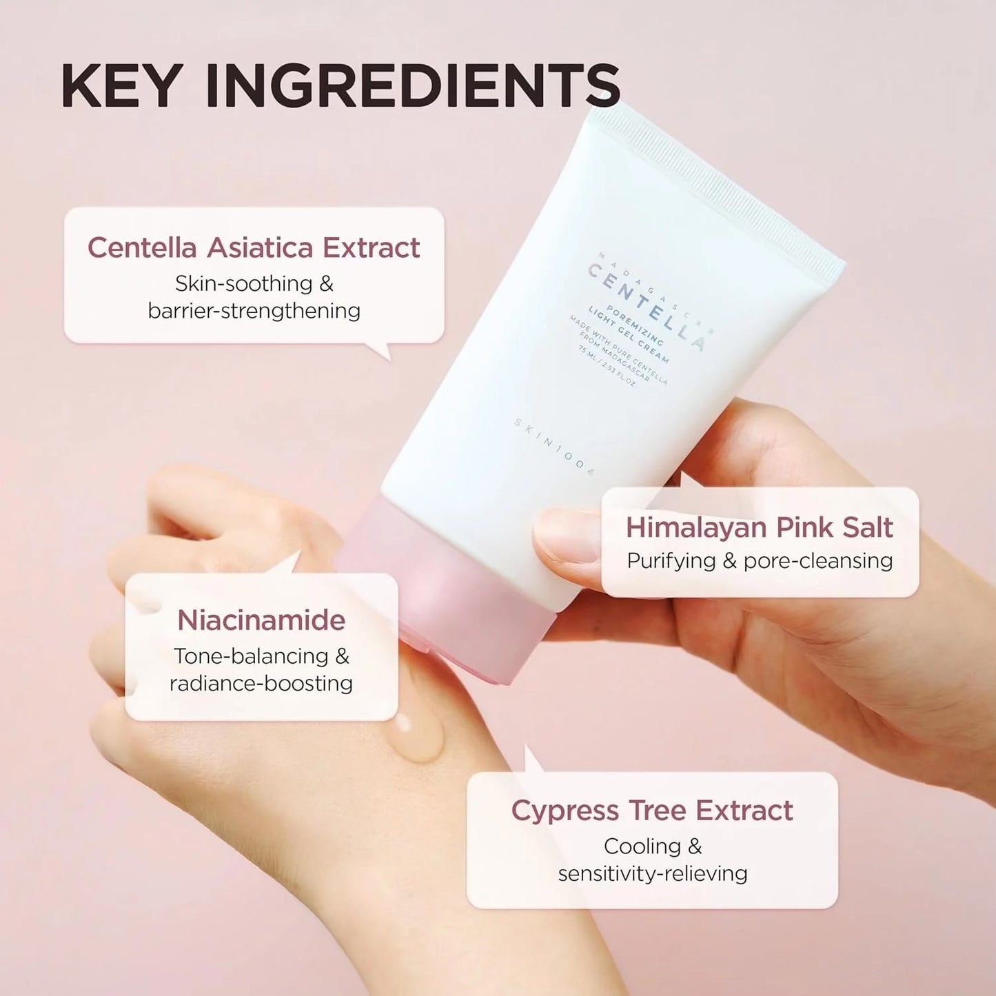 Skin1004 Madagascar Centella Poremizing Light Gel Cream - 75ml