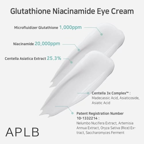APLB Glutathione Niacinamide Eye Cream 20ml