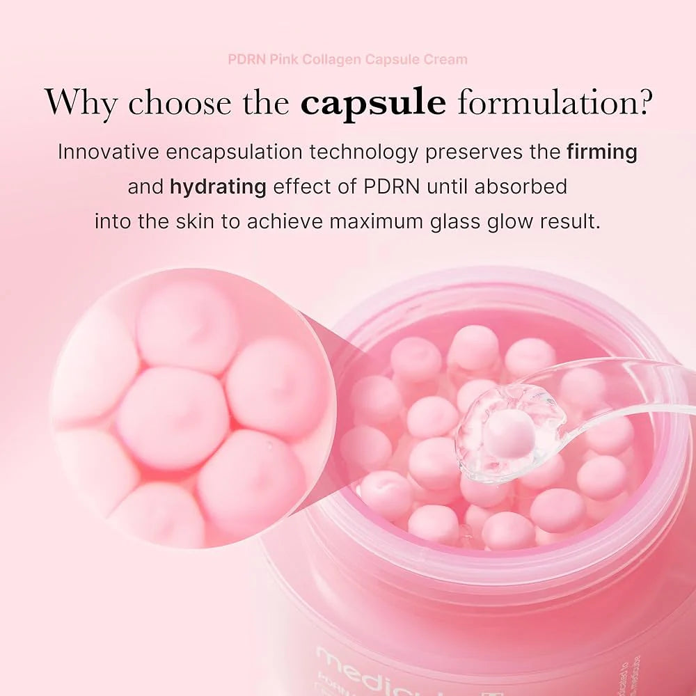 MEDICUBE Pink Collagen Capsule Cream - Κρεμα με Καψουλες PDRN & Kολλαγονου
